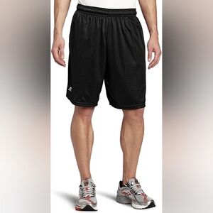 NWOT Russell Athletic Black Men's Power Mesh Drawstring Basketball Shorts - SZ M